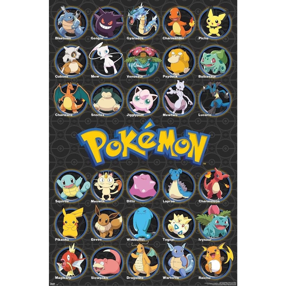 Pokémon - All Time Favorites Wall Poster